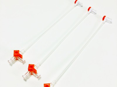 延长管止血阀(三通+深橙色)Extension tube hemostasis valve (three-way + dark orange)图2