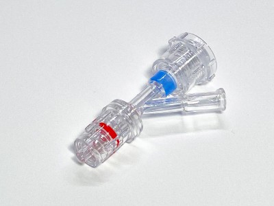 旋转式Y阀(5.5cm短款-带旋转公接头)Rotary Y valve (5.5cm short version - with rotary male connector)图1