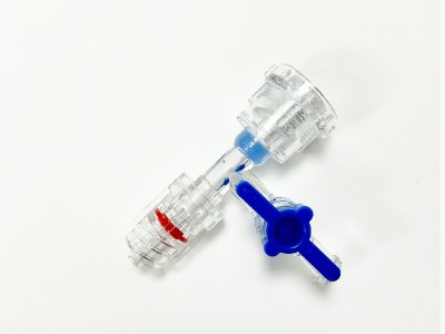 T型阀1代 (带旋转公接头+花瓣手柄)T-valve Generation 1 (with rotating male connector + petal handle) +图1